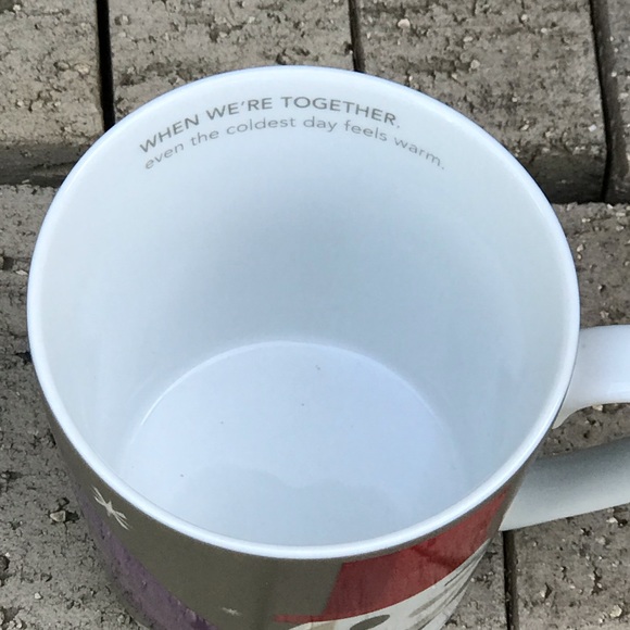 Starbucks When We’re Together Christmas Holiday Snowman Coffee Mug / Cup - Picture 5 of 6